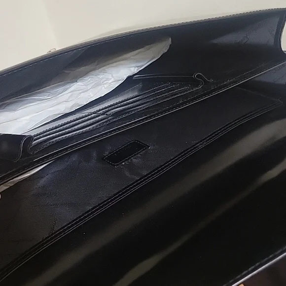 Salvatore Ferragamo Black Leather Briefcase - Picture 7 of 11